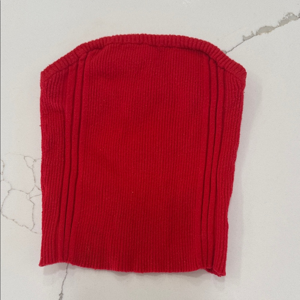 Red Women's Sweater Tube Too
